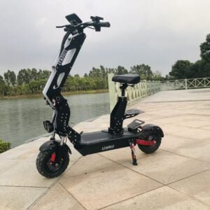 lightweight foldable electric scooter with seat